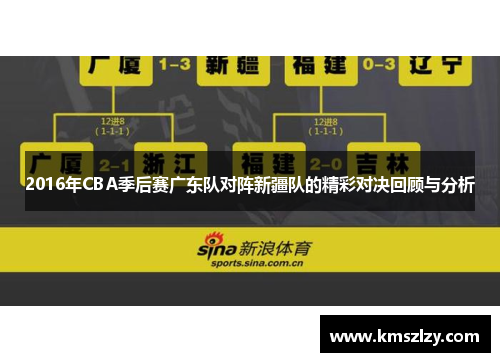 2016年CBA季后赛广东队对阵新疆队的精彩对决回顾与分析